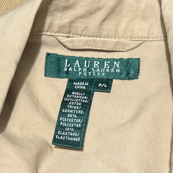 Lauren Ralph Lauren Beige Fishing or Field Vest - Picture 2 of 4